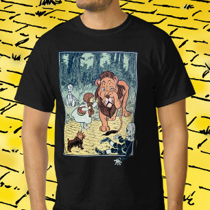 Camiseta Personajes antiguos de El mago de Oz, Camino de la