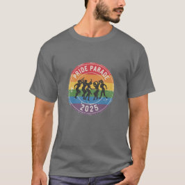 Camiseta Personajes de baile del desfile del orgullo