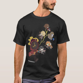 Camiseta personajes de fanart inspirados en limbus company 
