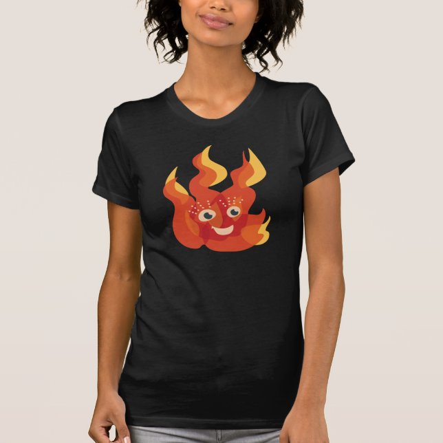 Camiseta Personajes de Happy Fire Flame (Anverso)