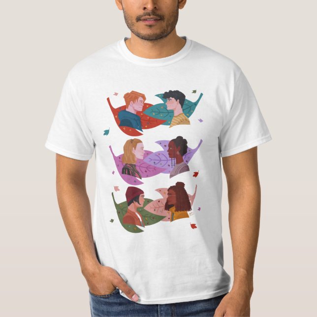 Camiseta personajes de heartstoper T-Shirt (Anverso)