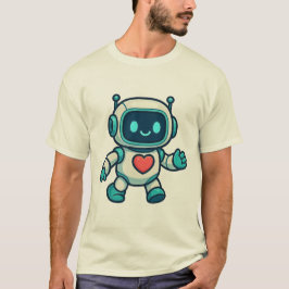 Camiseta Personajes de IA y Robot