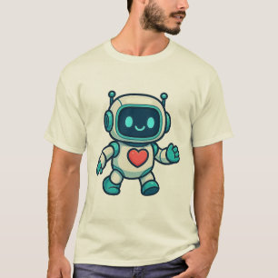 Camiseta Personajes de IA y Robot