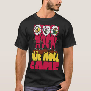 Camiseta Personajes de juego de Rollo de Sushi Foodie Ikura