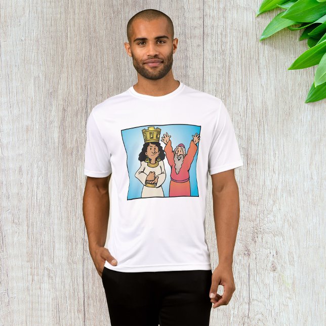 Camiseta Personajes de la Reina bíblica y de la fe del prof (Subido por el creador)