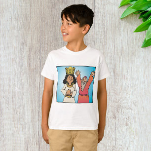 Camiseta Personajes de la Reina bíblica y de la fe del prof