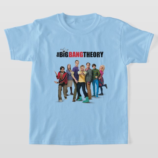 Camiseta Personajes de la Teoría del Big Bang (Distribución)