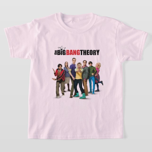 Camiseta Personajes de la Teoría del Big Bang (Distribución)