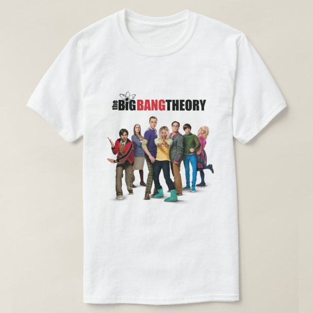 Camiseta Personajes de la Teoría del Big Bang (Diseño del anverso)