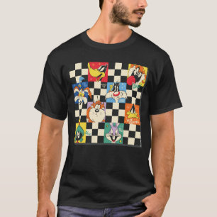 Camiseta Personajes de LOONEY TUNES™ en cuadros negros y bl