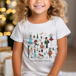 Camiseta Personajes de Nutcracker Ballet Navidades de T-Shi