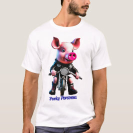 Camiseta Personajes de Pig graciosos de Porky Personas. Bik