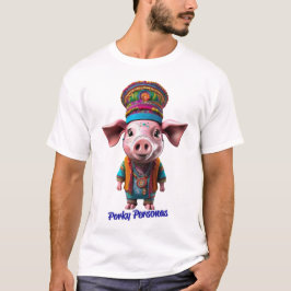 Camiseta Personajes de Pig graciosos de Porky Personas. Hip