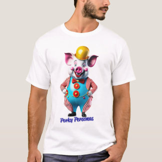 Camiseta Personajes de Pig graciosos de Porky Personas. Pay