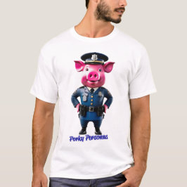 Camiseta Personajes de Pig graciosos de Porky Personas. Pol