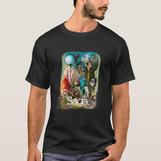 Camiseta Personajes de saga cómico geek Classic