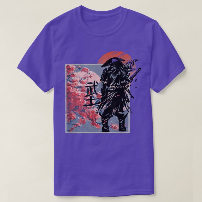 Camiseta Personajes de Samurai Bushido Japonés Samurai Warr (Diseño del anverso)