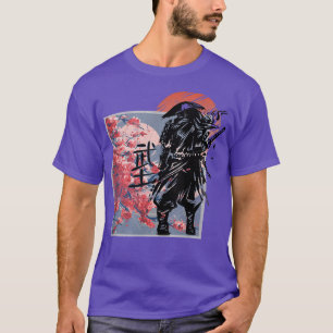 Camiseta Personajes de Samurai Bushido Japonés Samurai Warr