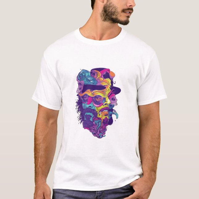 Camiseta Personajes del poderoso Boosh (Anverso)