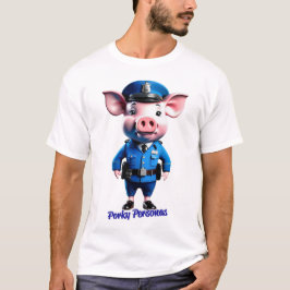 Camiseta Personajes divertidos de cerdos Porky Personas