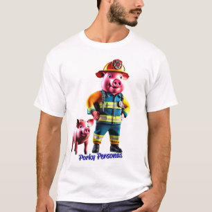 Camiseta Personajes divertidos de Porky Personas