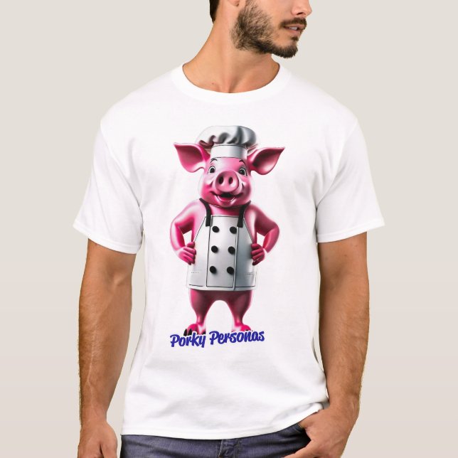 Camiseta Personajes divertidos de Porky Personas (Anverso)