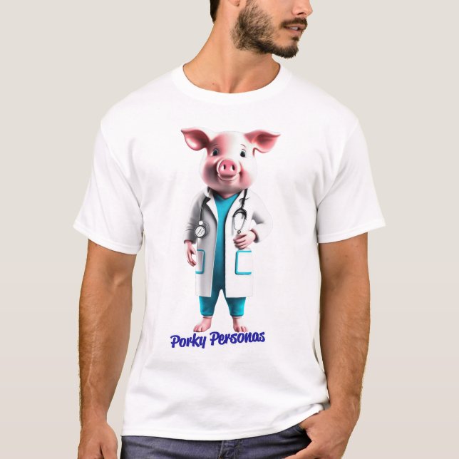 Camiseta Personajes divertidos de Porky Personas (Anverso)