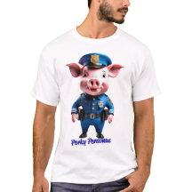 Personajes divertidos de Porky Personas Pig