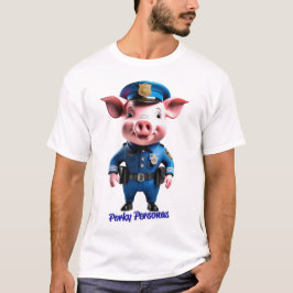 Camiseta Personajes divertidos de Porky Personas Pig