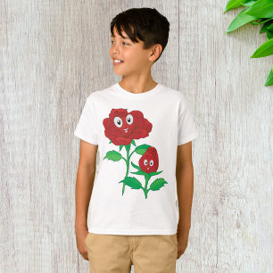 Camiseta Personajes Felices de Rosa Roja