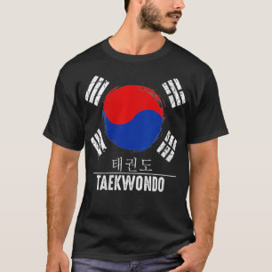Camiseta Personajes Hangul de Taekwondo para mujeres Trai d