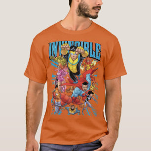 Camiseta Personajes invencibles regalo familiar