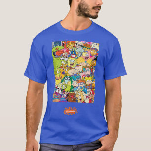 Camiseta Personajes Nickelodeon Classic 90s 