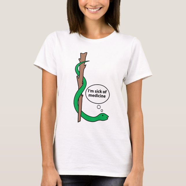 Camiseta Personal chistoso de Asclepius (Anverso)
