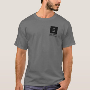 Camiseta Personal de barbería moderna y elegante en negro y