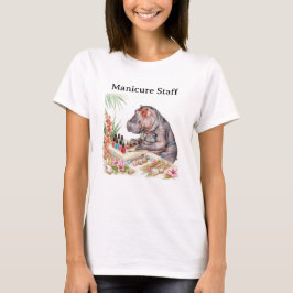Camiseta Personal de Belleza Manicure Costera 
