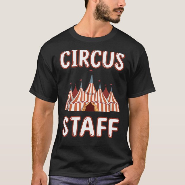 Camiseta Personal de circo de carnaval (Anverso)
