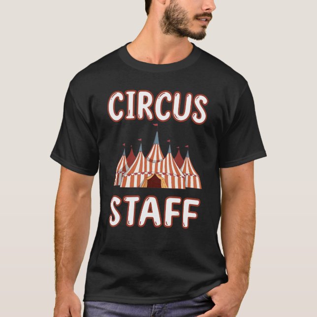 Camiseta Personal de circo de carnaval (Anverso)