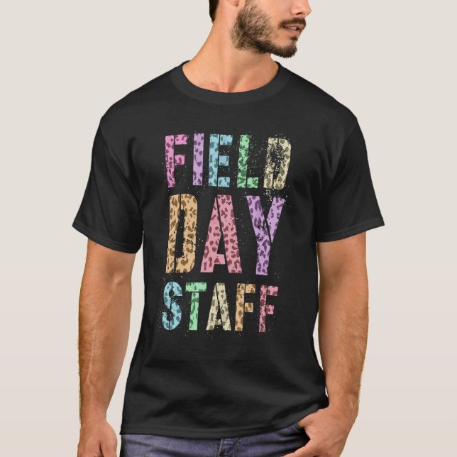 Camiseta Personal de Field Day Estampado de Leopardo Profes (Anverso)