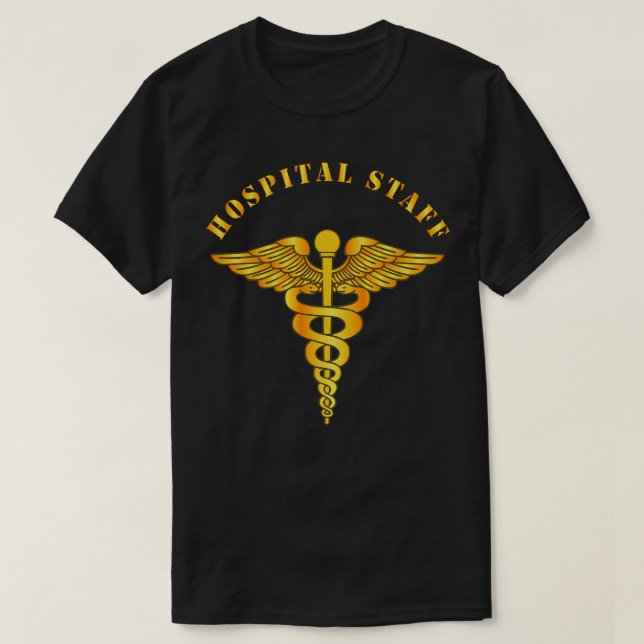 Camiseta Personal de hospital (Diseño del anverso)