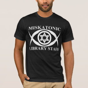 CAMISETA PERSONAL DE LA BIBLIOTECA MISKATONIC