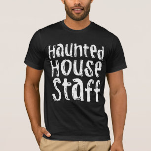 Camiseta Personal de la casa encantada del traje de
