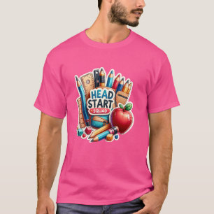 Camiseta Personal de la Escuela Secundaria de Head Start Sq