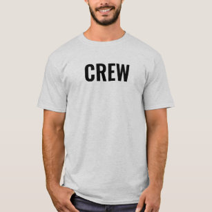 Camiseta Personal de la Tripulación de Diseño Delantero Men