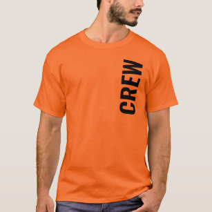 Camiseta Personal De La Tripulación Mens Naranja Atlético D