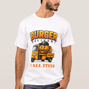 Camiseta 🍔 Personal de restaurante de hamburguesas equipo
