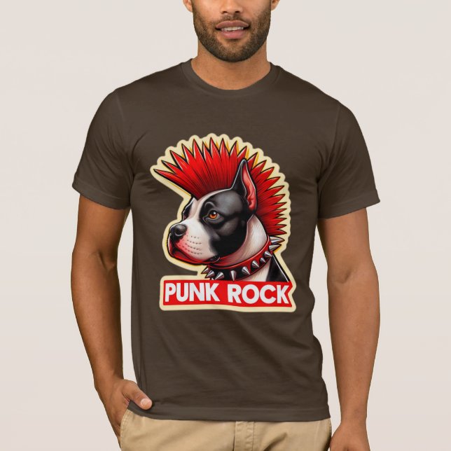 CAMISETA PERSONAL DE ROCK DE PUNK 3 (Anverso)