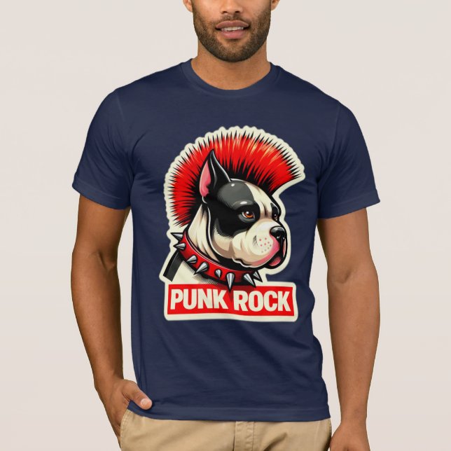 CAMISETA PERSONAL DE ROCK DE PUNK 4 (Anverso)