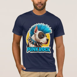 Camiseta PERSONAL DE ROCK DE punk-AZUL 3