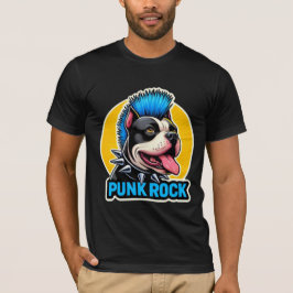 Camiseta PERSONAL DE ROCK DE punk-AZUL 6
